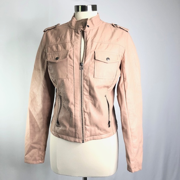Red Snap Womens Bomber Jacket Size M - Picture 1 of 8
